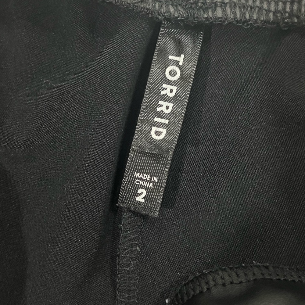 Torrid pleather pants